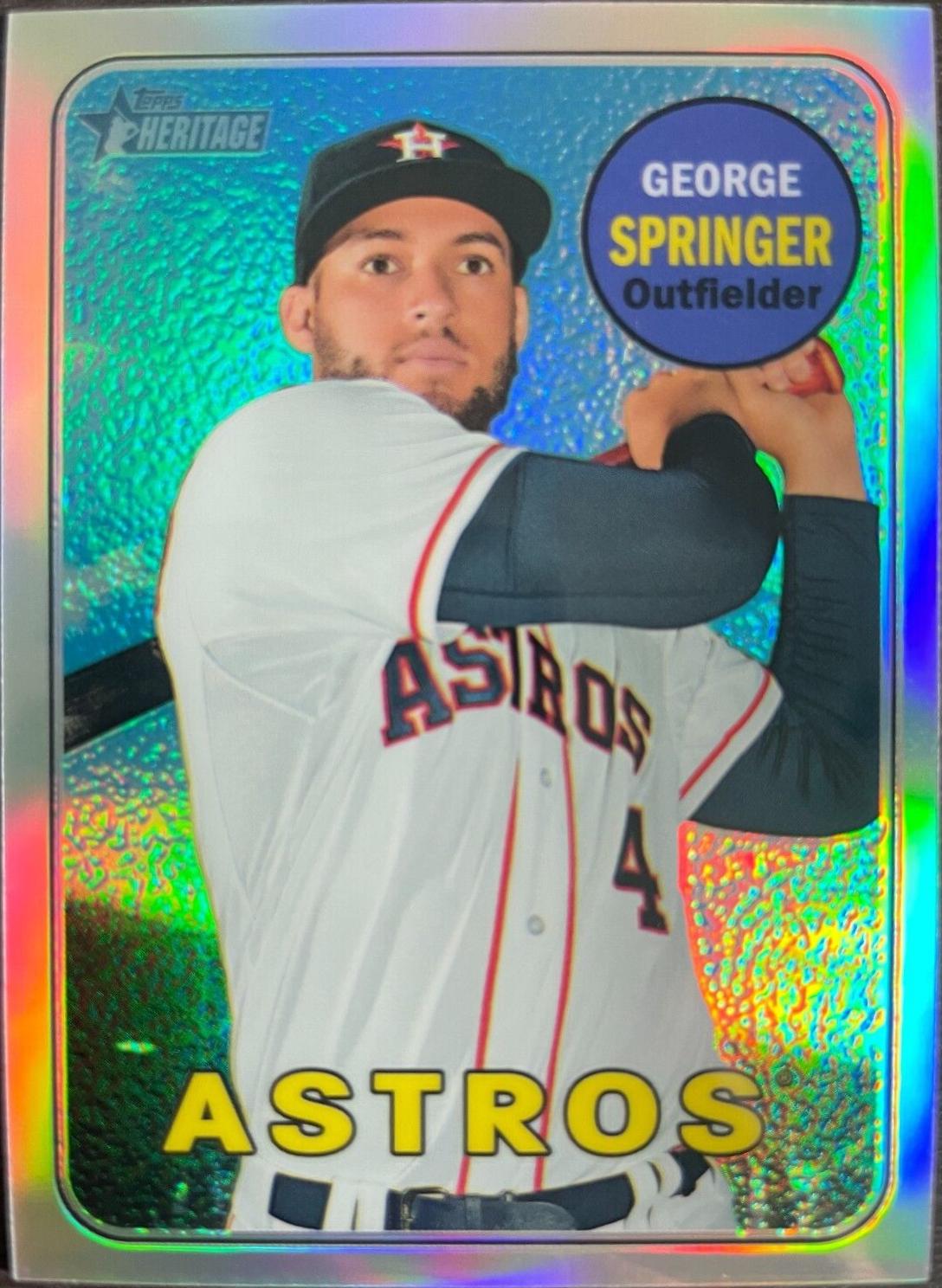 George Springer [Chrome Refractor] #THC-360