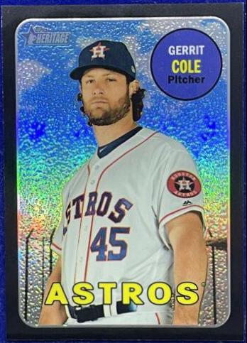 Gerrit Cole [Chrome Black Refractor] #THC-715