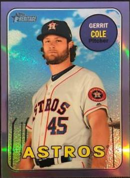 Gerrit Cole [Chrome Purple Refractor] #THC-715