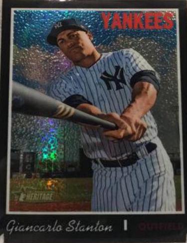 Giancarlo Stanton [Chrome Black Refractor] #THC-74