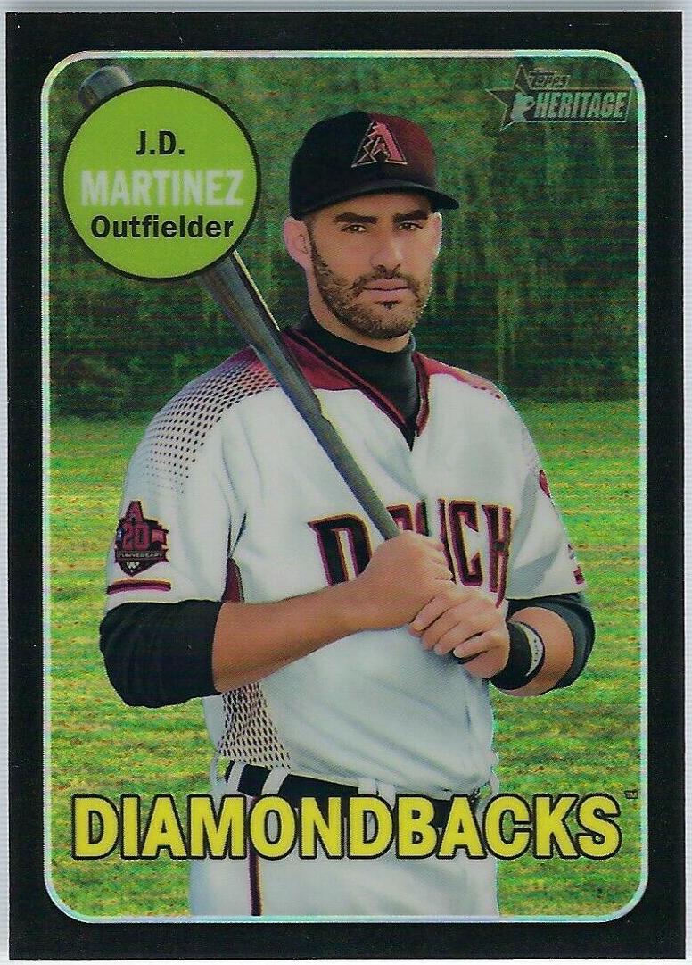 J.D. Martinez [Chrome Black Refractor] #THC-294