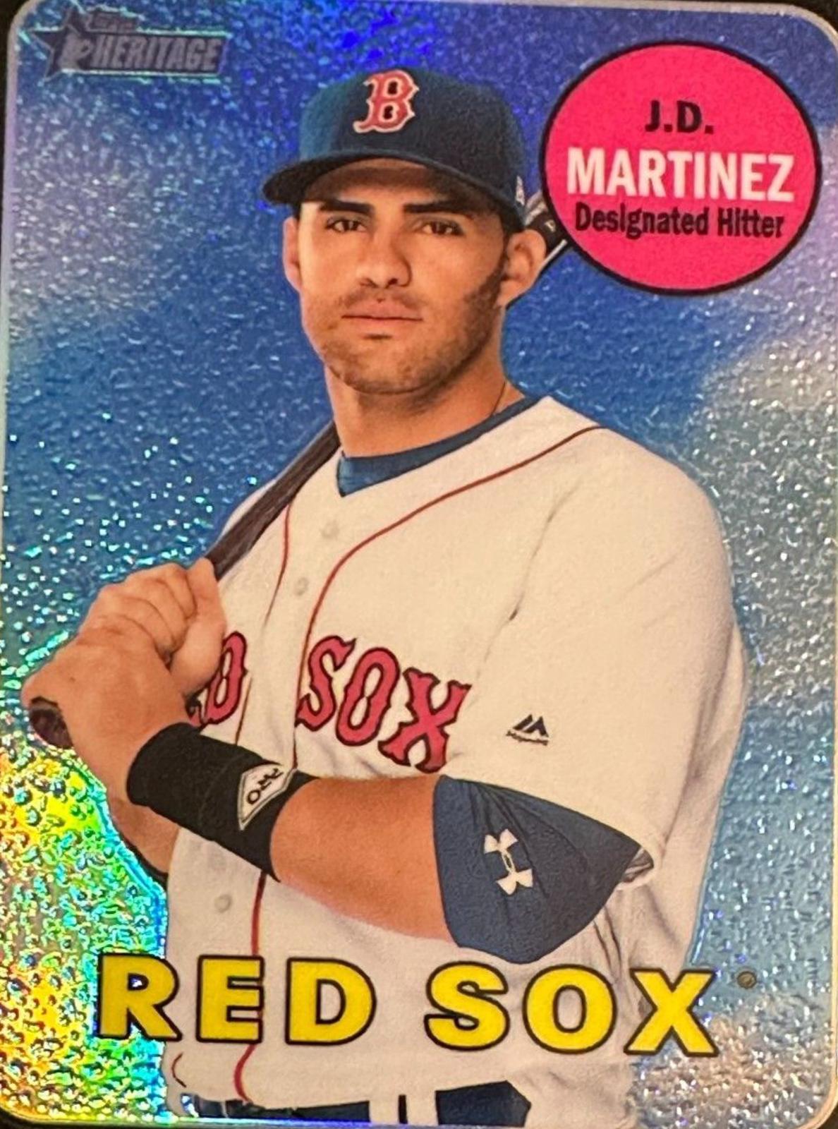 J.D. Martinez [Chrome Black Refractor] #THC-710