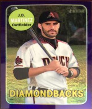 J.D. Martinez [Chrome Purple Refractor] #THC-294