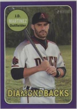 J.D. Martinez [Chrome Purple Refractor] #THC-710