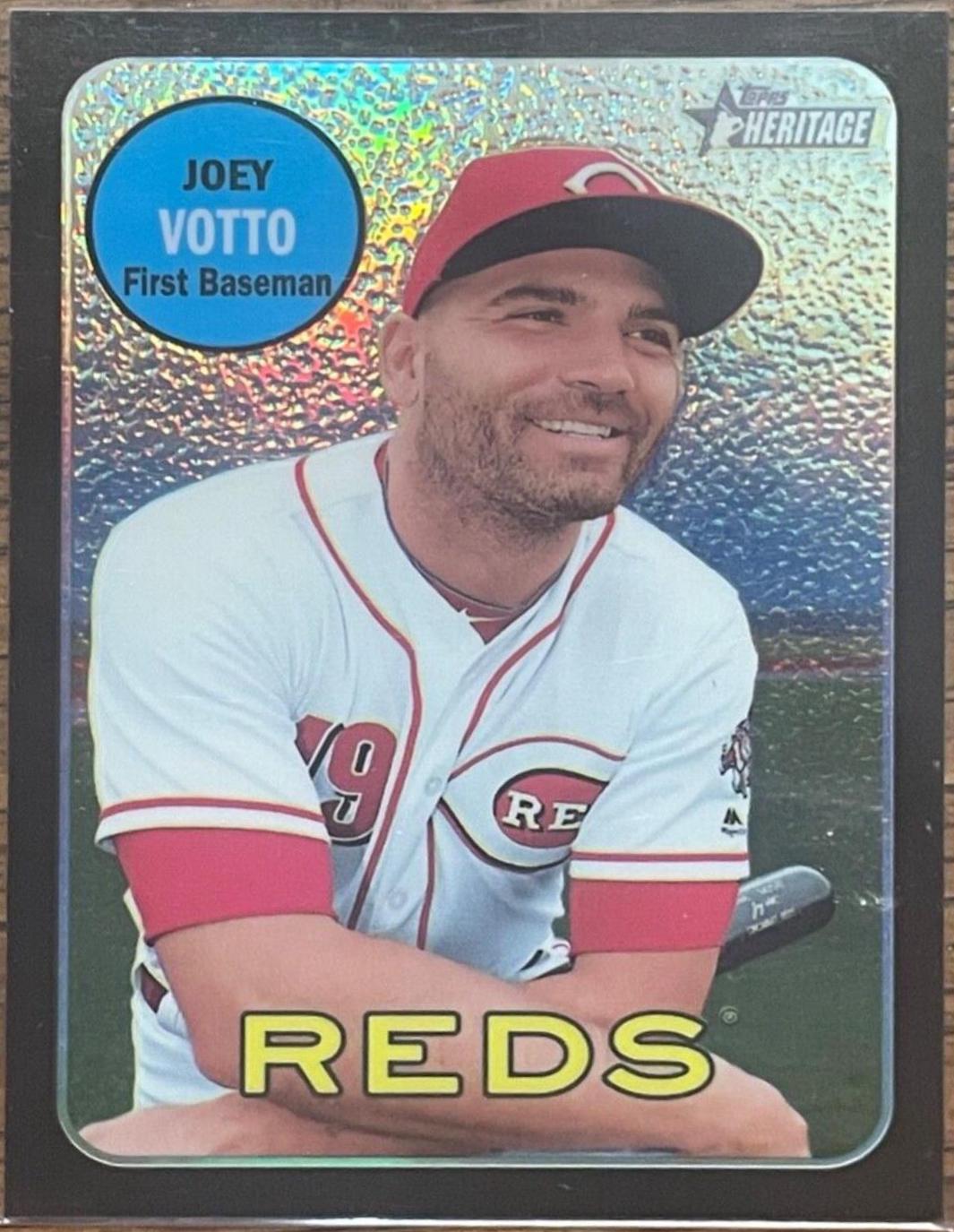 Joey Votto [Chrome Black Refractor] #THC-70