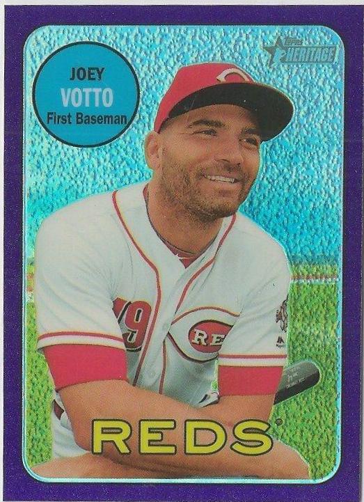 Joey Votto [Chrome Purple Refractor] #THC-70