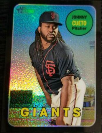Johnny Cueto [Chrome Black Refractor] #THC-64