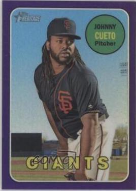 Johnny Cueto [Chrome Purple Refractor] #THC-64
