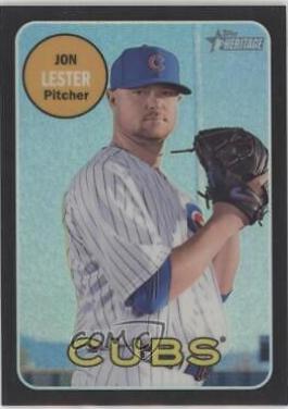 Jon Lester [Chrome Black Refractor] #THC-43