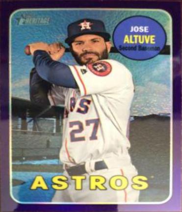Jose Altuve [Chrome Purple Refractor] #THC-35