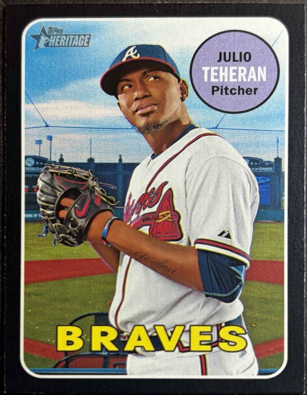 Julio Teheran [Black Border] #467