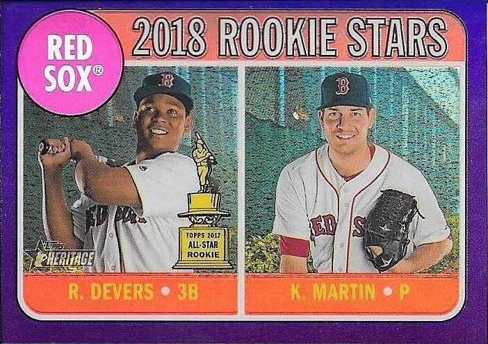Kyle Martin / Rafael Devers [Chrome Purple Refractor] #THC-189