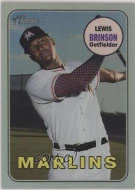 Lewis Brinson [Chrome Purple Refractor] #THC-722