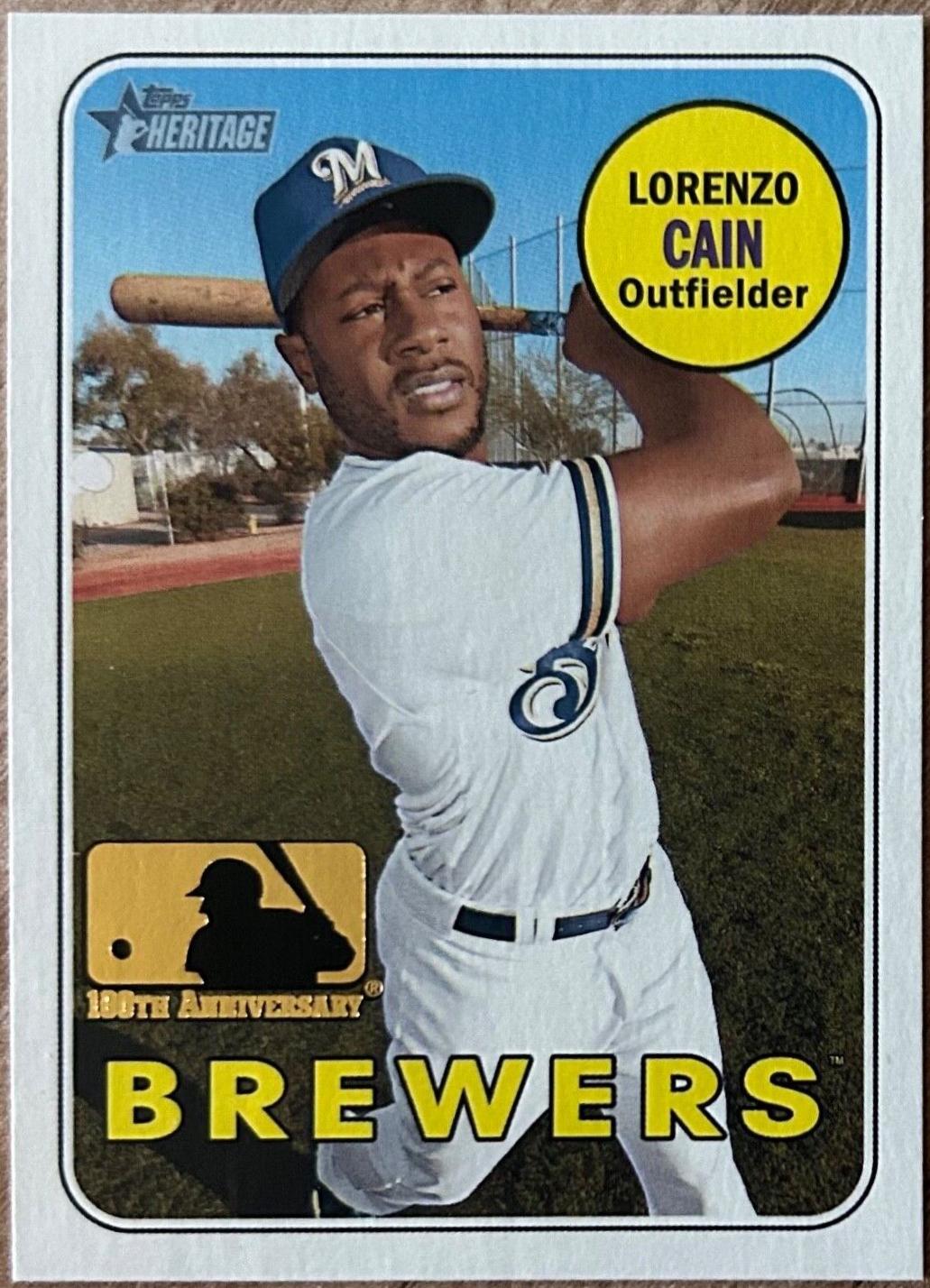 Lorenzo Cain [Chrome Gold Refractor] #THC-706