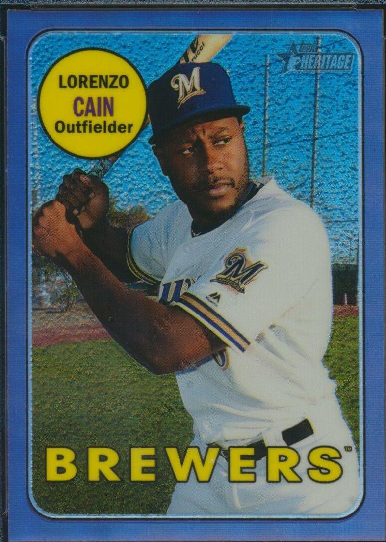 Lorenzo Cain [Chrome Purple Refractor] #THC-706