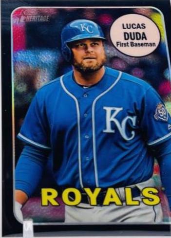 Lucas Duda [Chrome Black Refractor] #THC-588