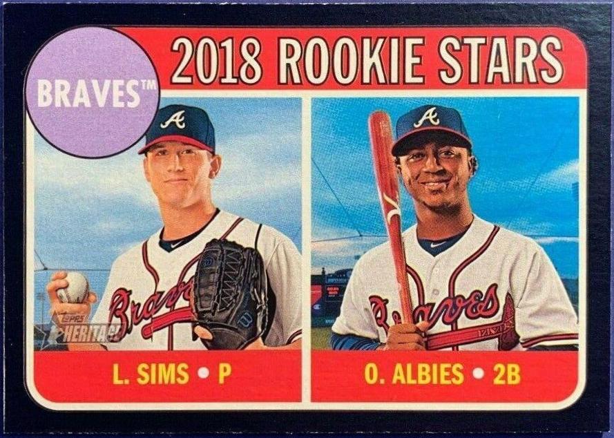 Lucas Sims / Ozzie Albies [Black Border] #331