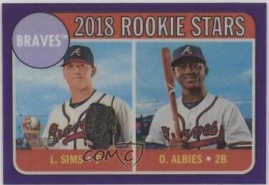 Lucas Sims / Ozzie Albies [Chrome Purple Refractor] #THC-331