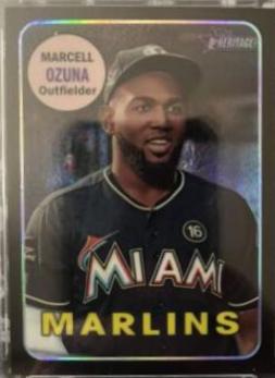 Marcell Ozuna [Chrome Black Refractor] #THC-170