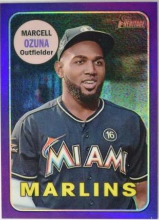 Marcell Ozuna [Chrome Purple Refractor] #THC-170