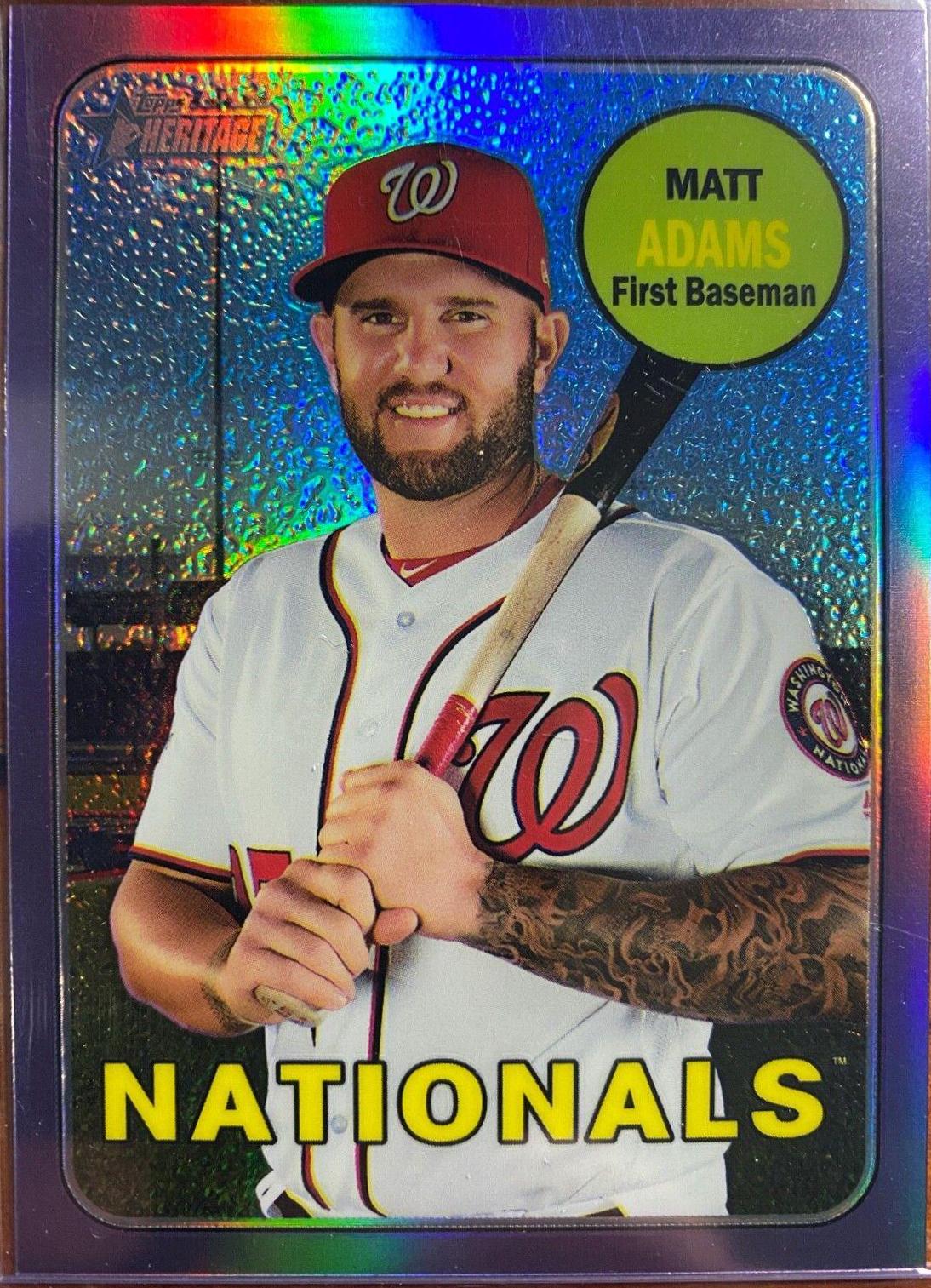 Matt Adams [Chrome Refractor] #THC-537