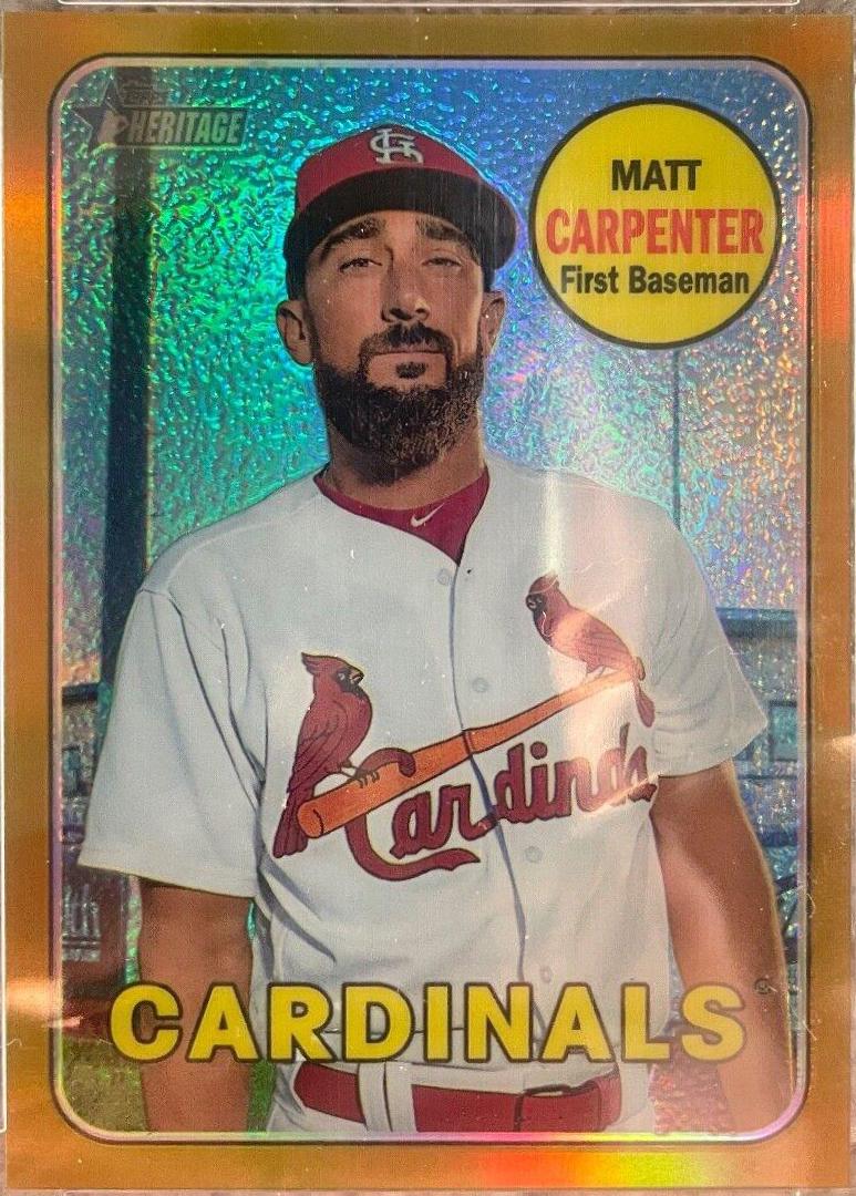 Matt Carpenter [Chrome Gold Refractor] #THC-18
