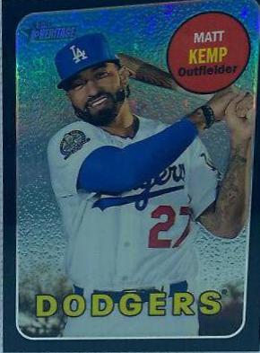 Matt Kemp [Chrome Black Refractor] #THC-713