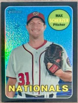 Max Scherzer [Chrome Black Refractor] #THC-67