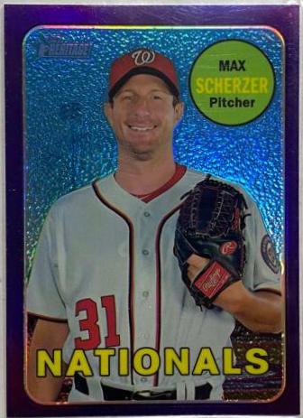 Max Scherzer [Chrome Purple Refractor] #THC-67