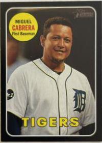 Miguel Cabrera [Chrome Black Refractor] #THC-40