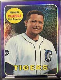 Miguel Cabrera [Chrome Purple Refractor] #THC-40