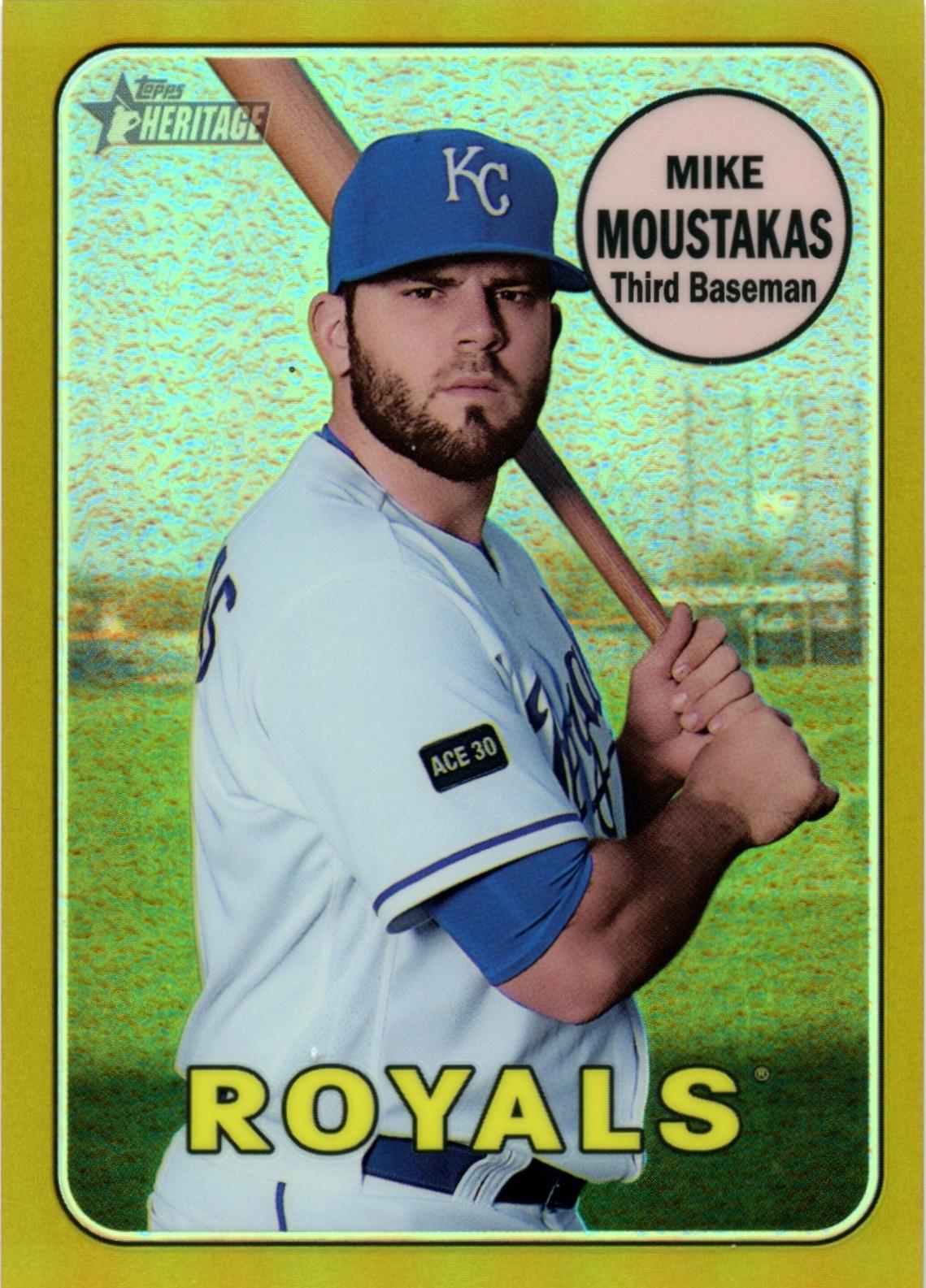 Mike Moustakas [Chrome Gold Refractor] #THC-93