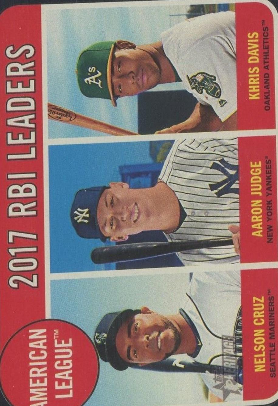 Nelson Cruz / Aaron Judge / Khris Davis [Black Border] #3