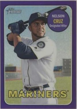 Nelson Cruz [Chrome Purple Refractor] #THC-322