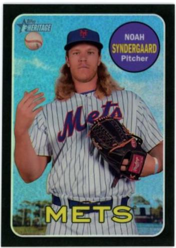 Noah Syndergaard [Chrome Black Refractor] #THC-90