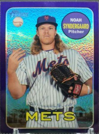 Noah Syndergaard [Chrome Purple Refractor] #THC-90