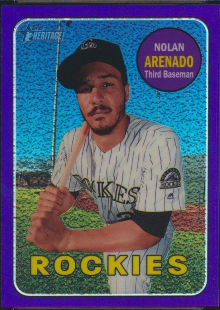 Nolan Arenado [Chrome Purple Refractor] #THC-351