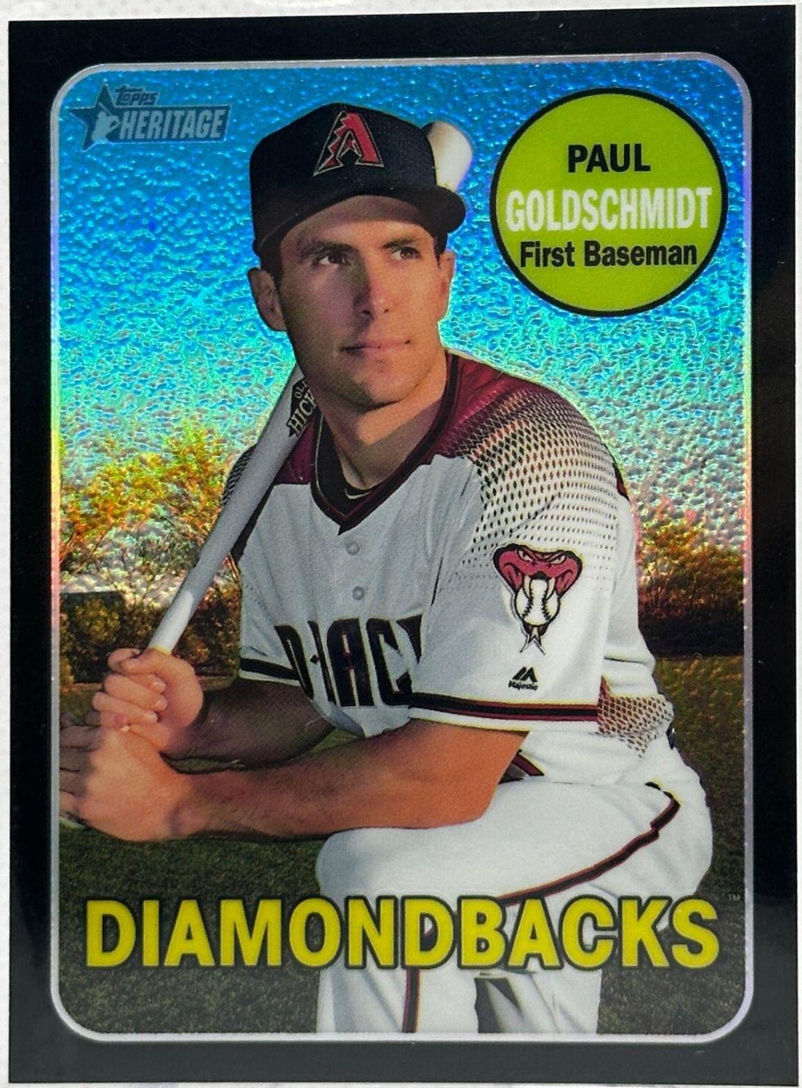 Paul Goldschmidt [Chrome Black Refractor] #THC-369
