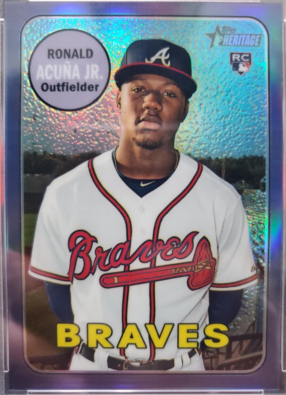 Ronald Acuna Jr. [Chrome Purple Refractor] #THC-580