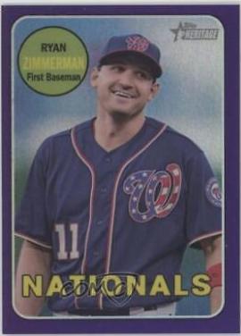 Ryan Zimmerman [Chrome Purple Refractor] #THC-230