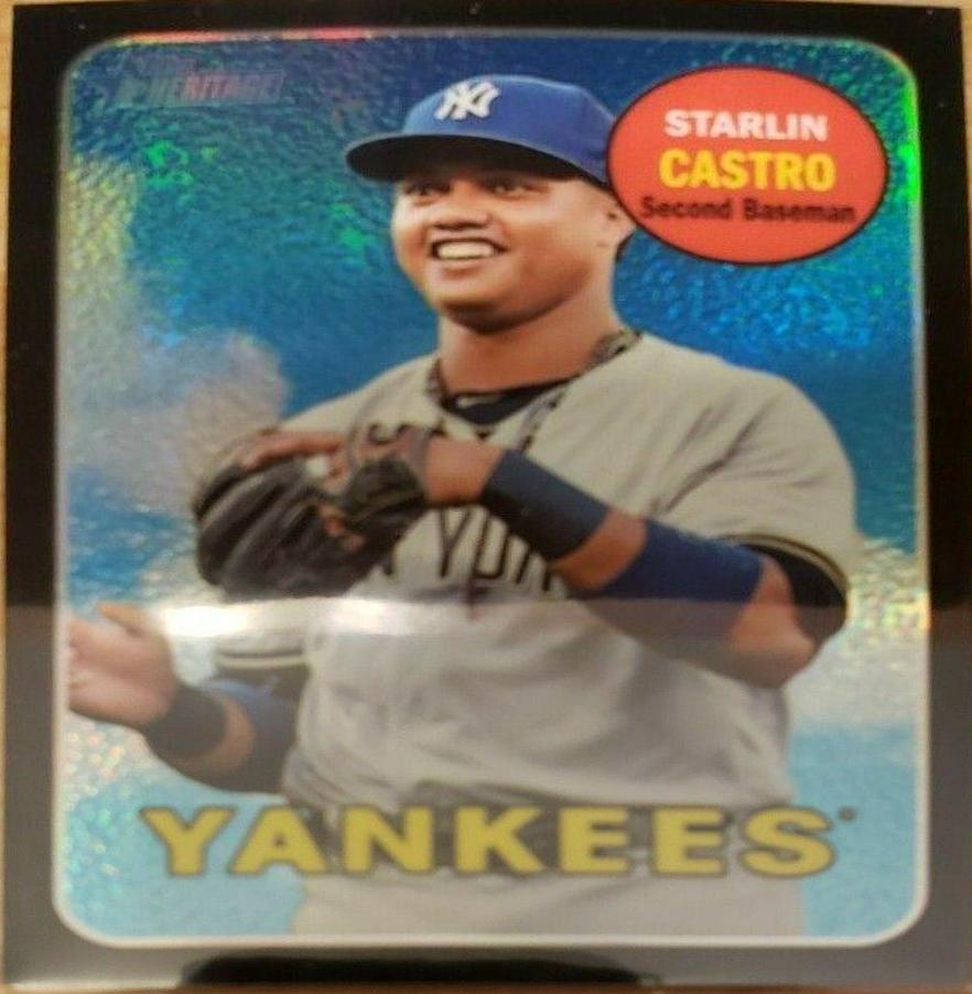 Starlin Castro [Chrome Black Refractor] #THC-87