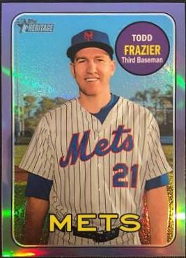 Todd Frazier [Chrome Purple Refractor] #THC-718