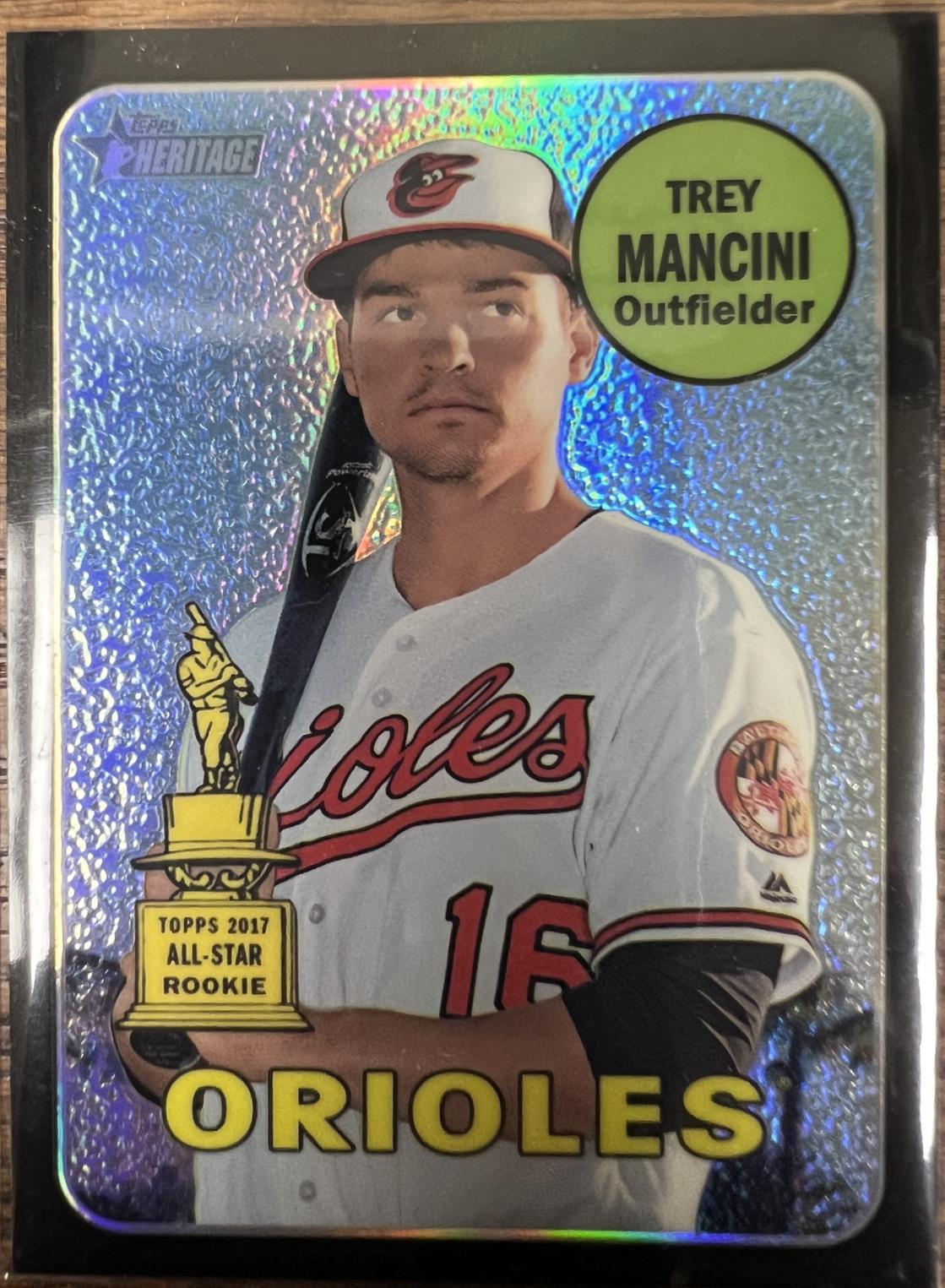 Trey Mancini [Chrome Black Refractor] #THC-250