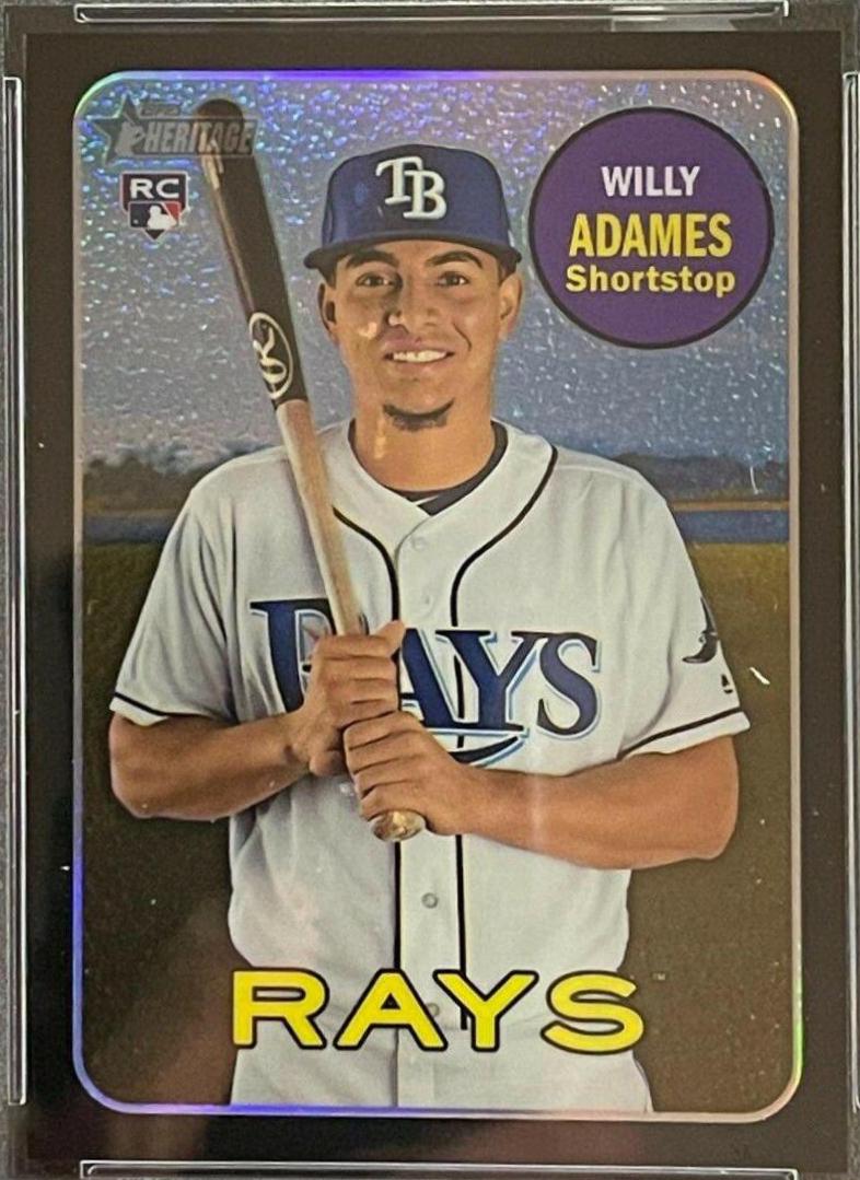 Willy Adames [Chrome Black Refractor] #THC-643
