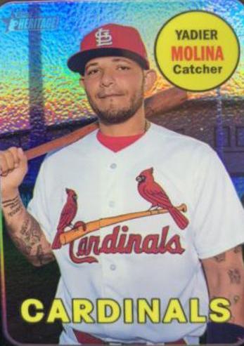 Yadier Molina [Chrome Black Refractor] #THC-232