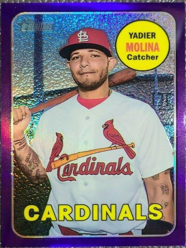 Yadier Molina [Chrome Purple Refractor] #THC-232