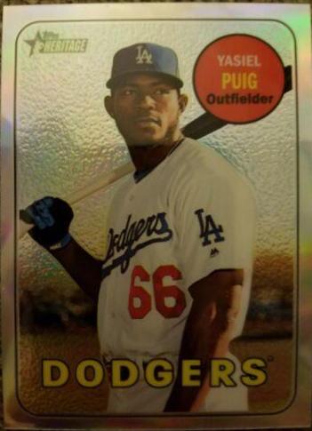 Yasiel Puig [Chrome Refractor] #THC-327