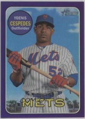 Yoenis Cespedes [Chrome Purple Refractor] #THC-221