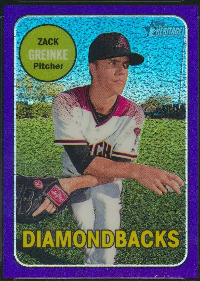 Zack Greinke [Chrome Purple Refractor] #THC-254
