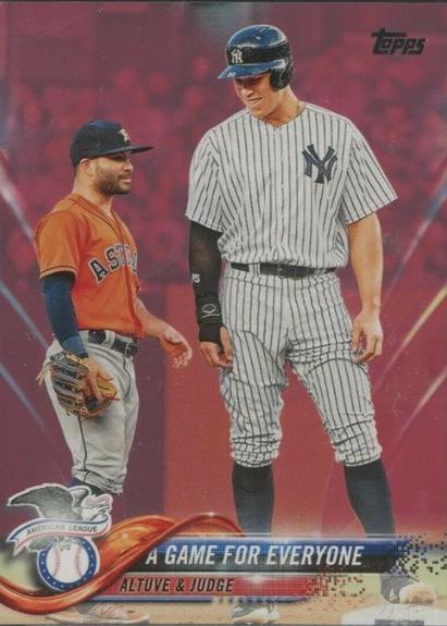 Aaron Judge / Jose Altuve [Mother's Day Hot Pink] #US79